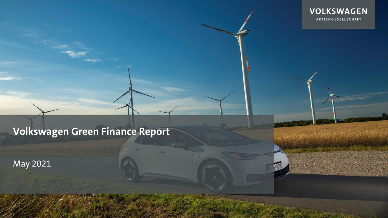 Volkswagen Green Finance Report 2021
