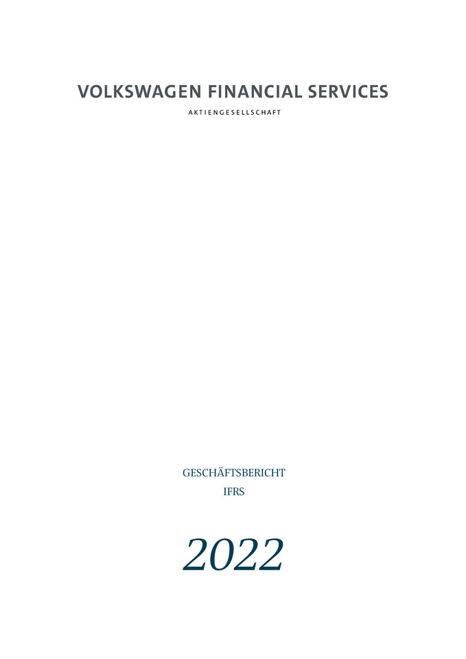 Volkswagen Financial Services AG IFRS Geschäftsbericht 2022