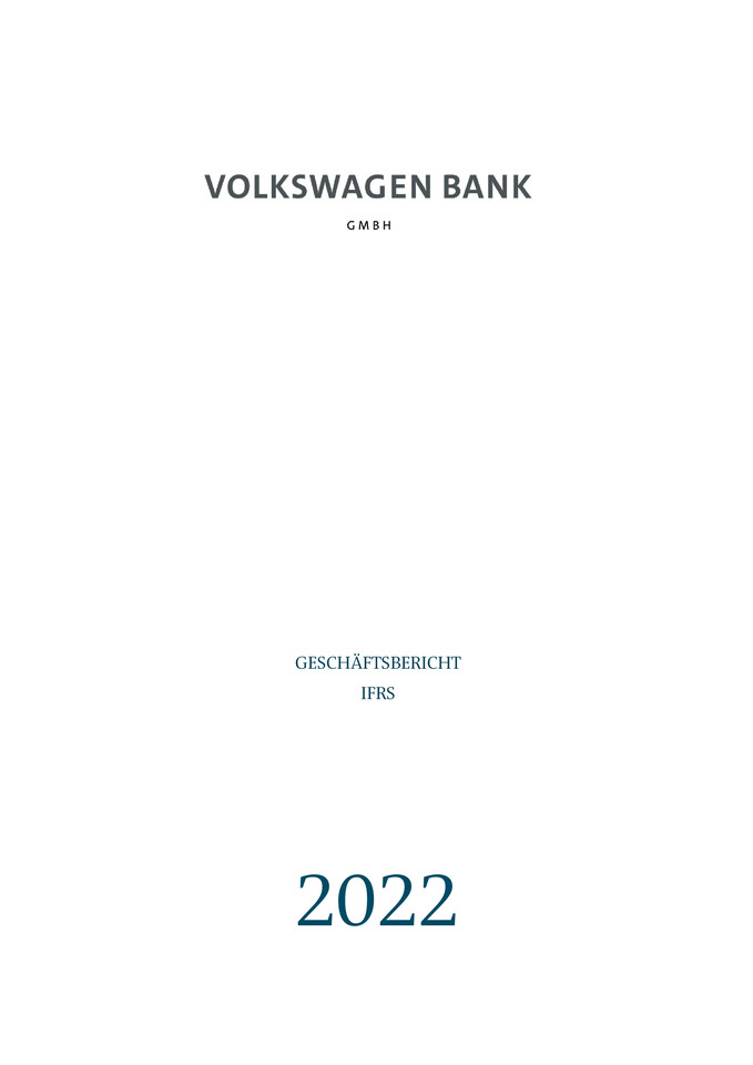 Volkswagen Bank GmbH IFRS Geschäftsbericht 2022