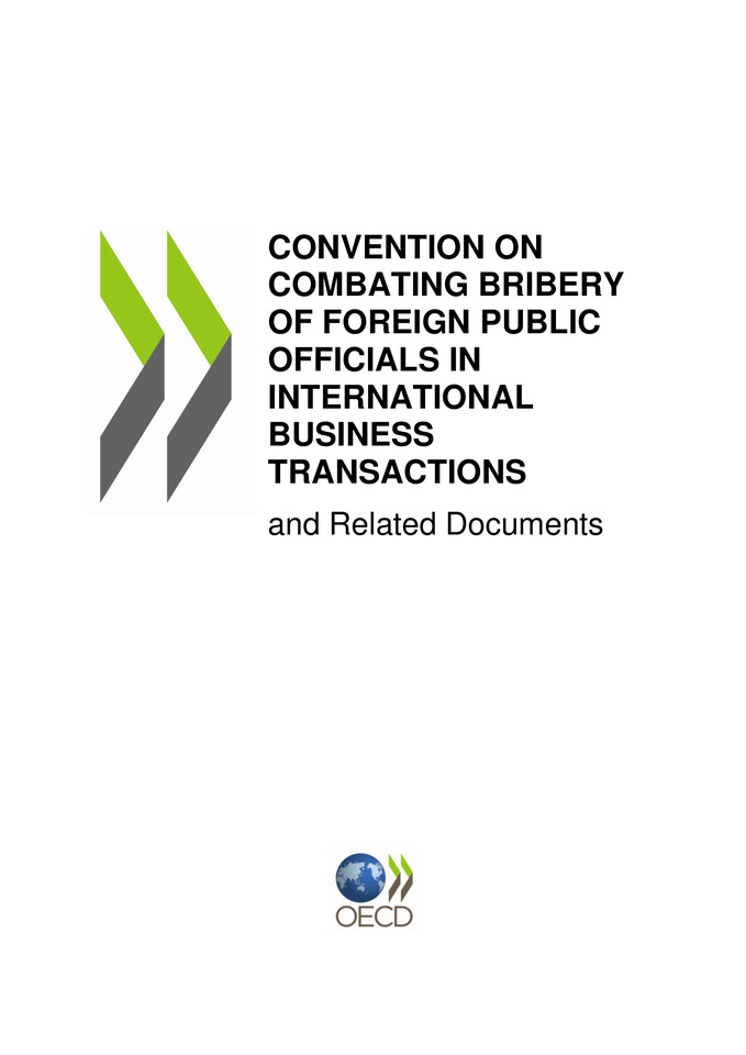 Convention on Combating Bribery of Foreign Public Officials in International Business Transactions (1997/2015)