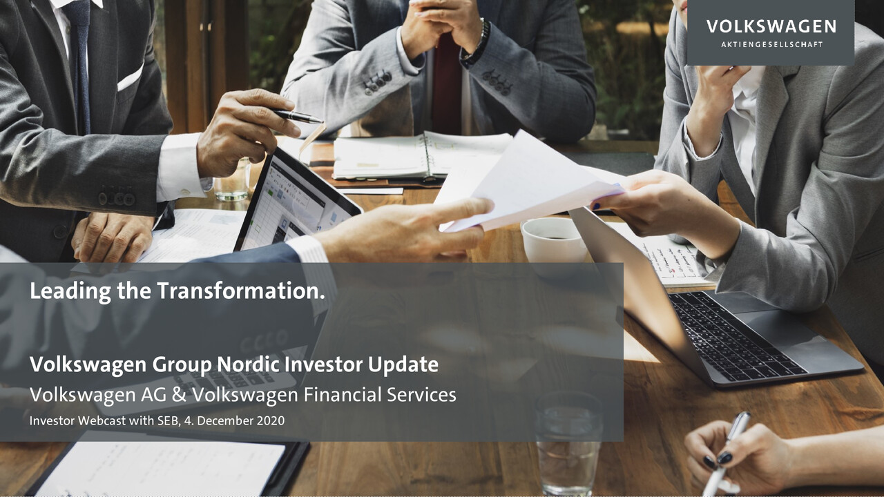 Volkswagen Group Nordic Investor Update