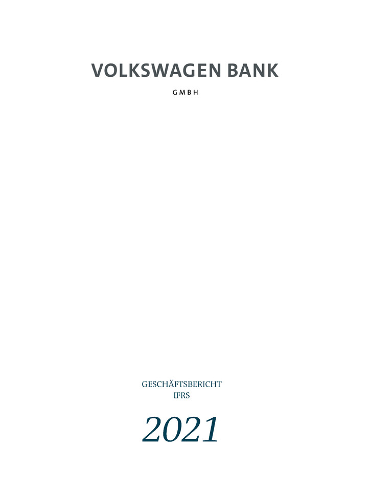 Volkswagen Bank GmbH IFRS Geschäftsbericht 2021