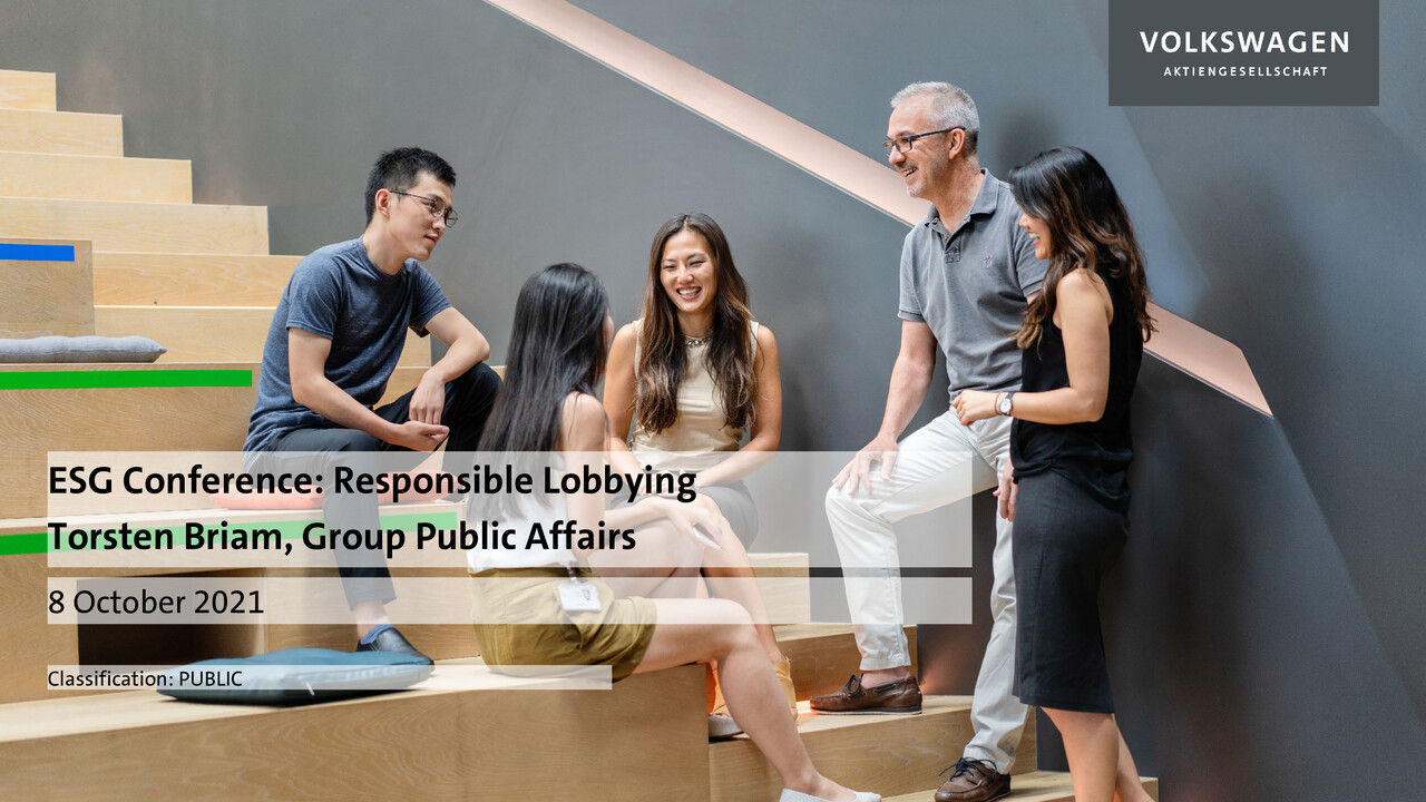 Responsible Lobbying, Presentation by Torsten Briam