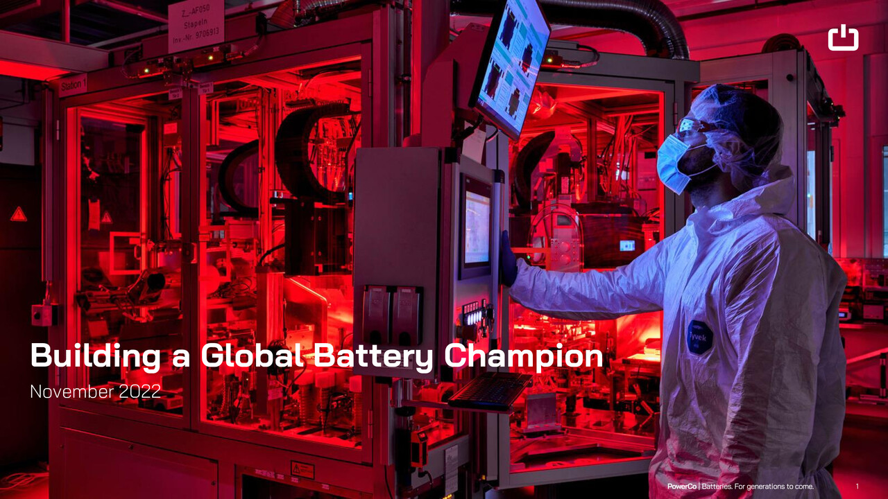 PowerCo Präsentation - Building a Global Battery Champion