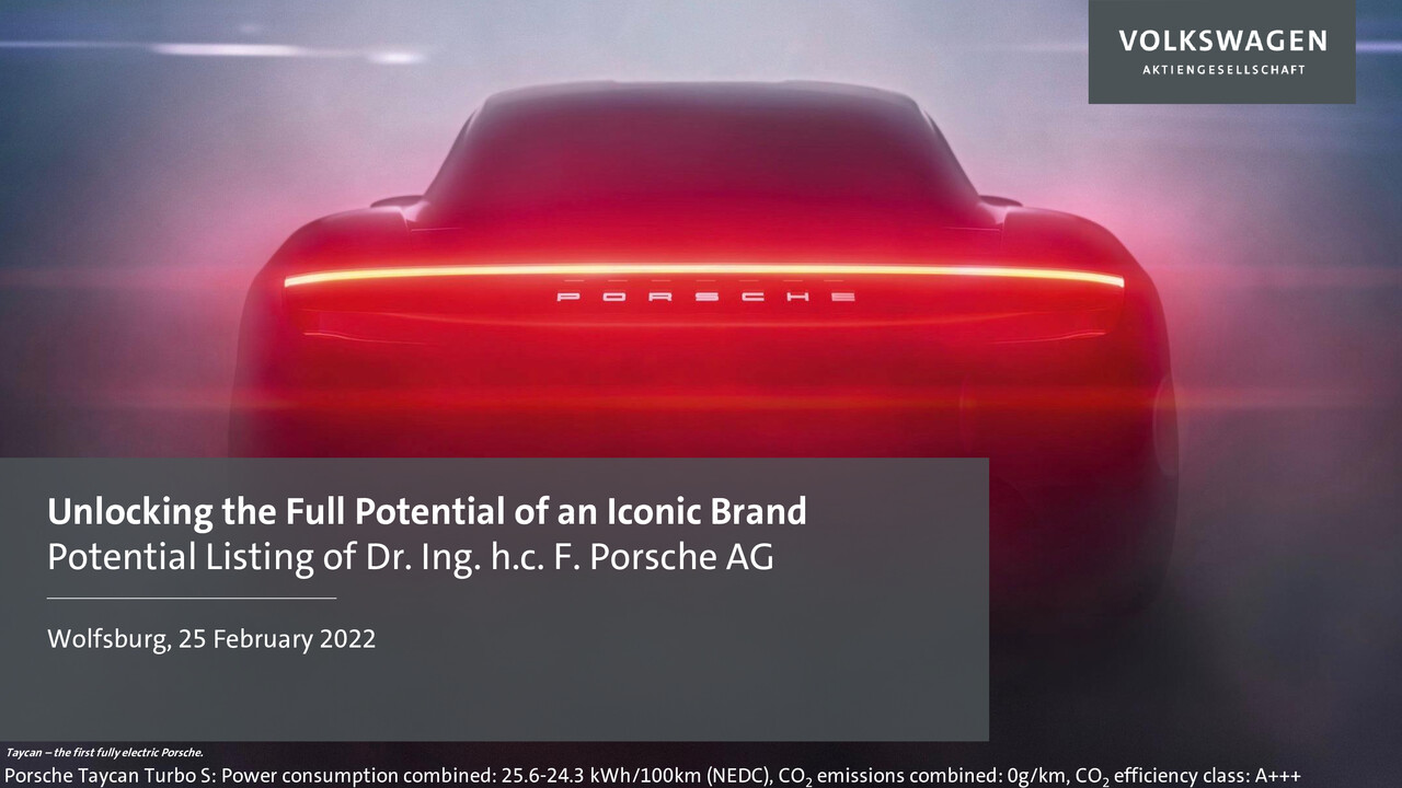 Volkswagen Group Presentation - Unlocking the Full Potential of an Iconic Brand