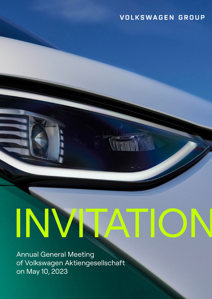 Invitation to the AGM 2023