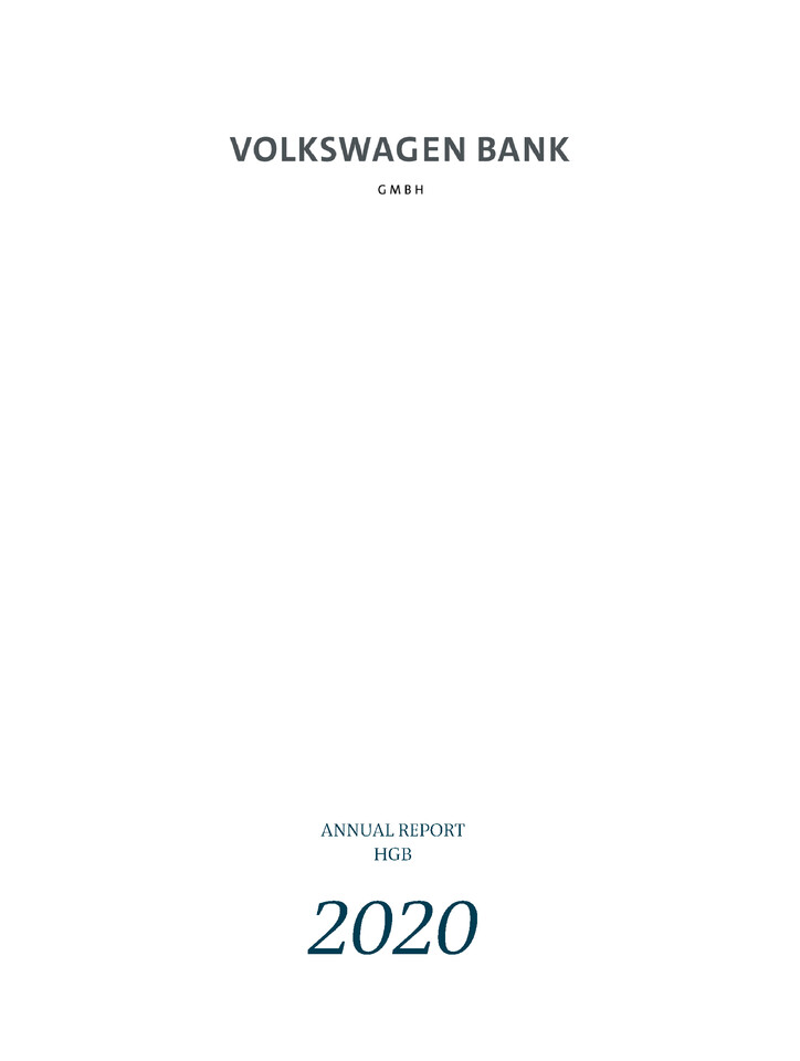 Annual Financial Statements of Volkswagen Bank GmbH as of 31.12.2020