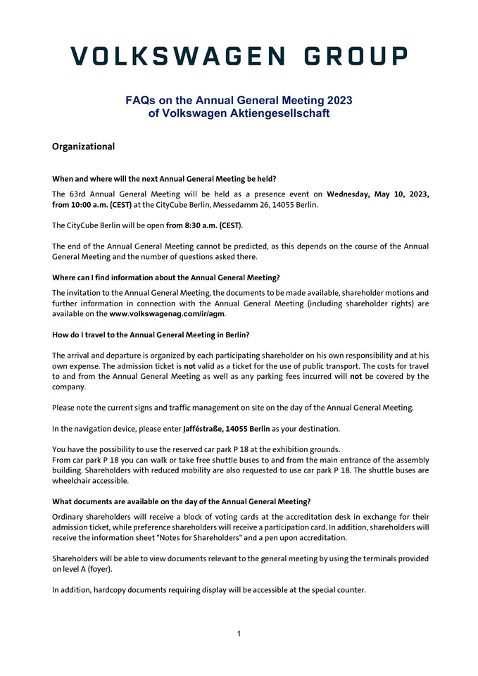 Frequently asked questions (FAQs) 2023
