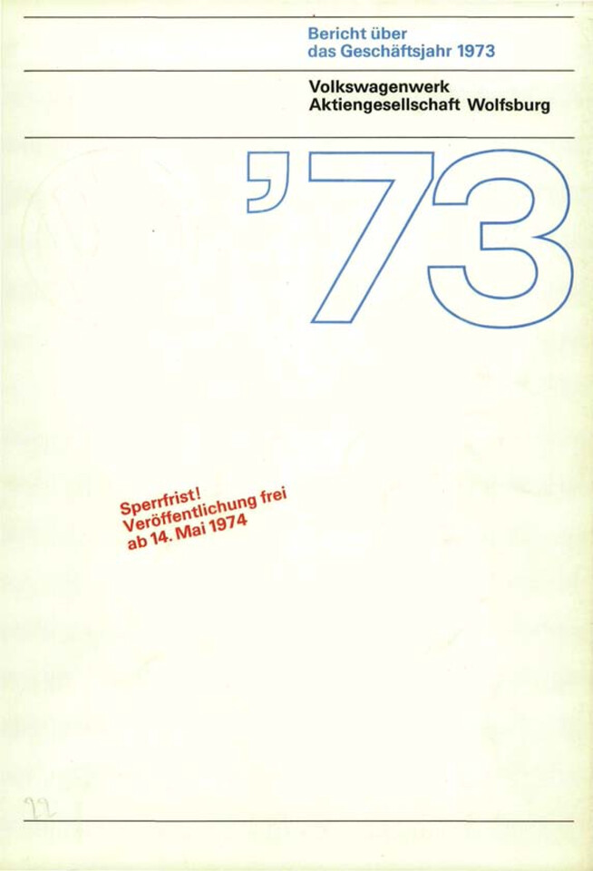 Geschäftsbericht 1973