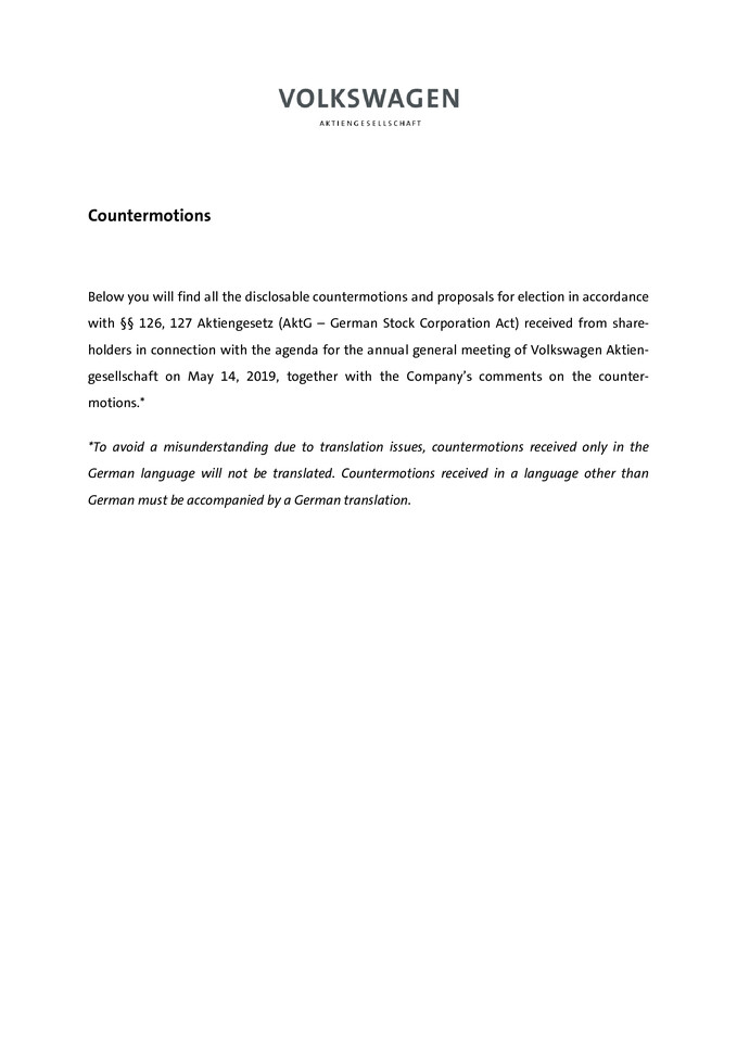 Countermotions