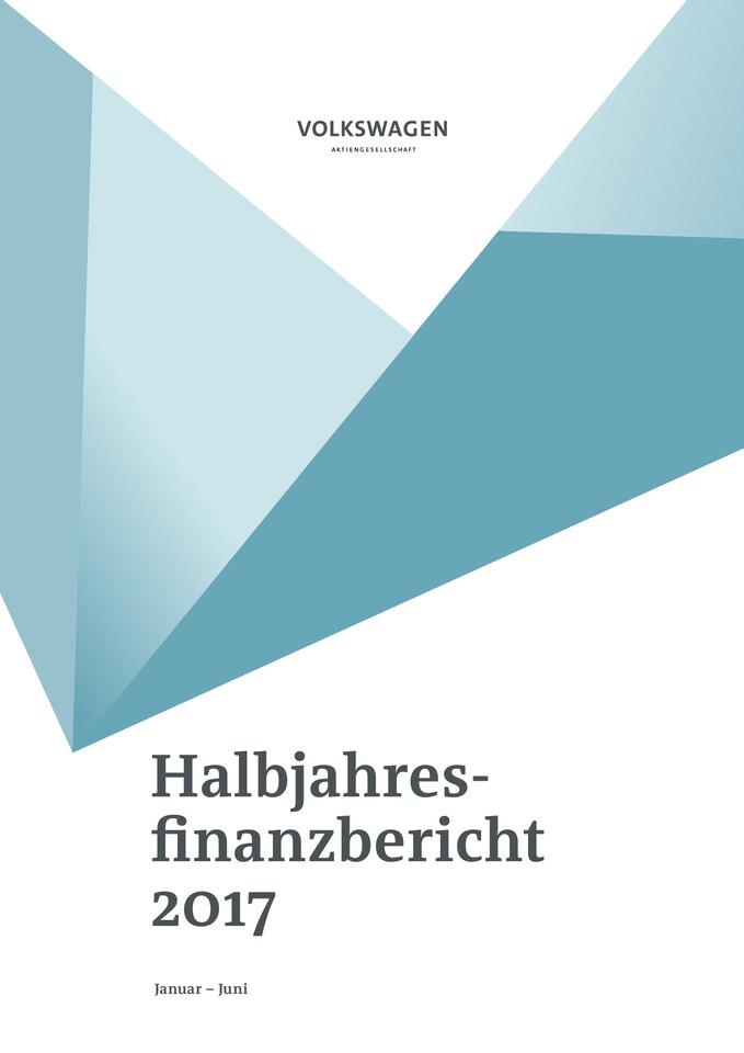 Volkswagen AG Halbjahresfinanzbericht 2017