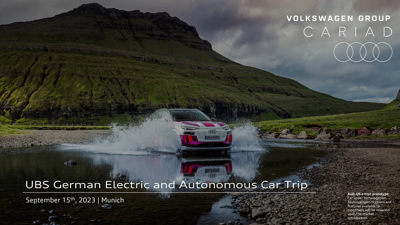 UBS German Electric and Autonomous Car Trip