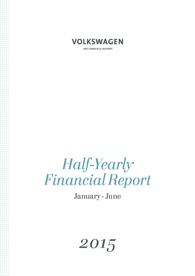Half-Yearly Financial Report 2015