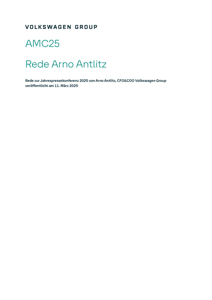 Rede zur Jahrespressekonferenz 2025 von Arno Antlitz