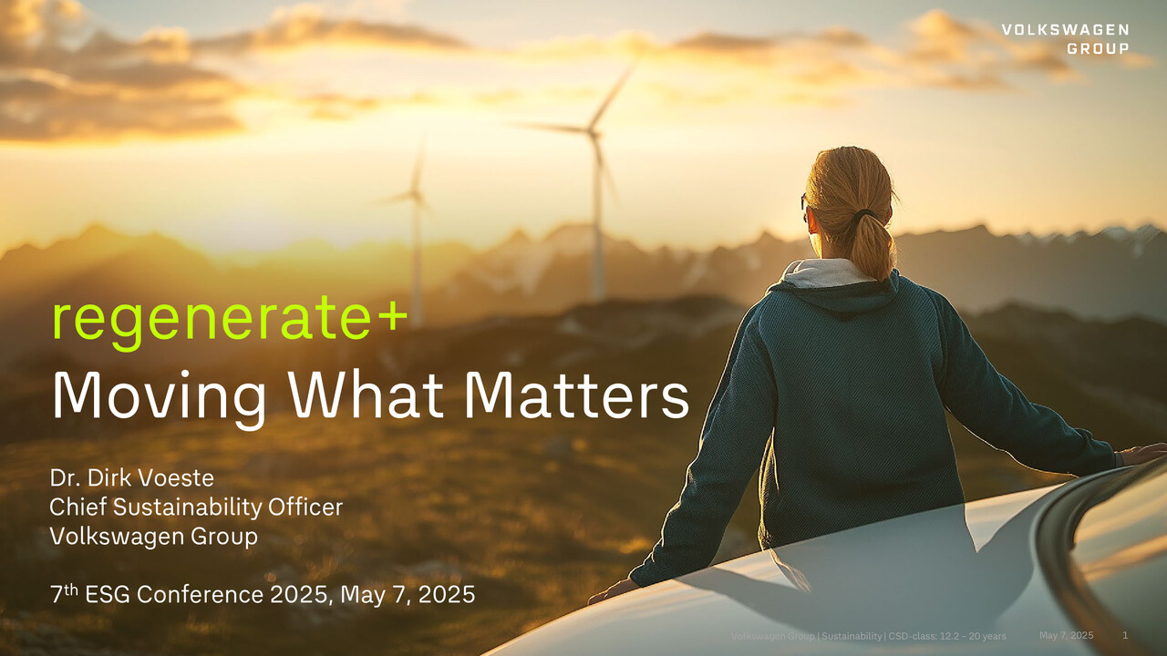 ESG Conference - Sustainability Strategy