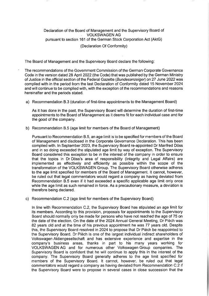 Declaration of Conformity 2025