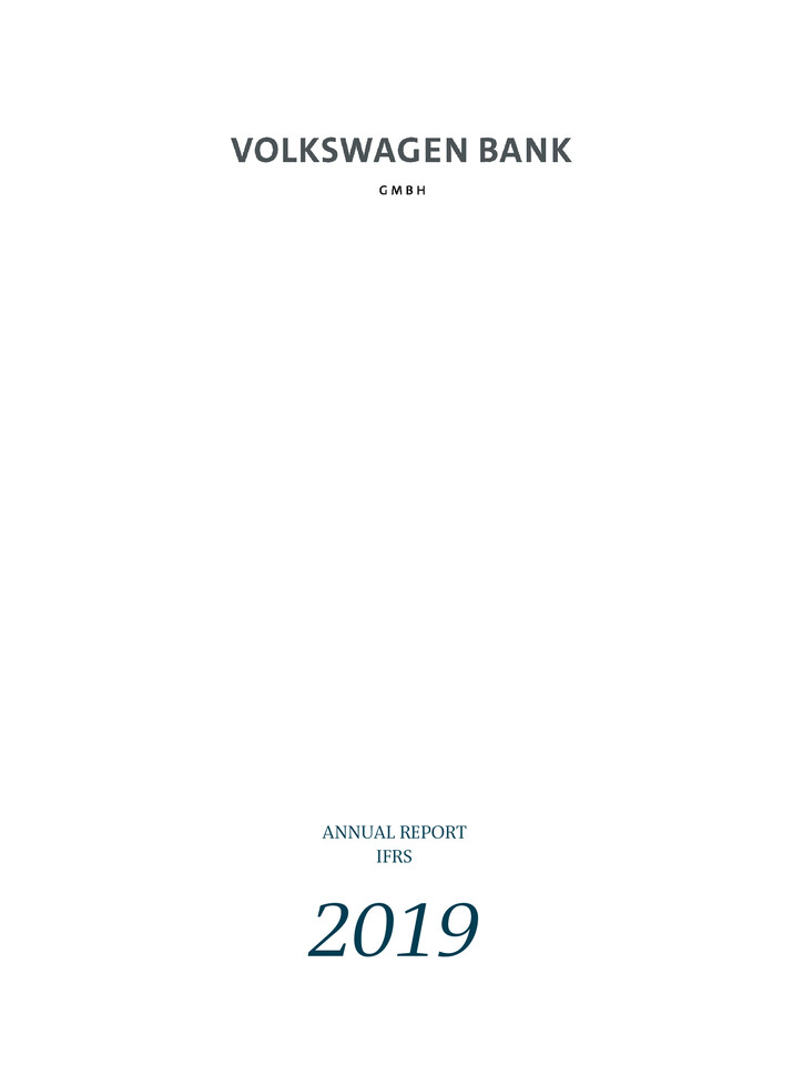Volkswagen Bank GmbH IFRS Annual Report 2019