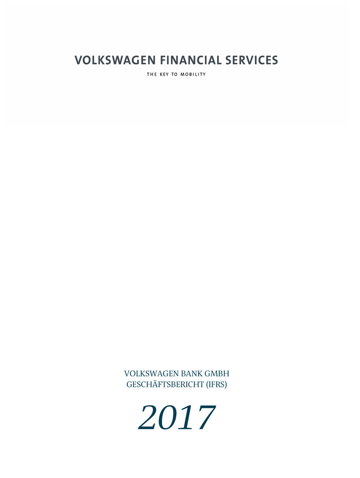 Volkswagen Bank GmbH IFRS Geschäftsbericht 2017