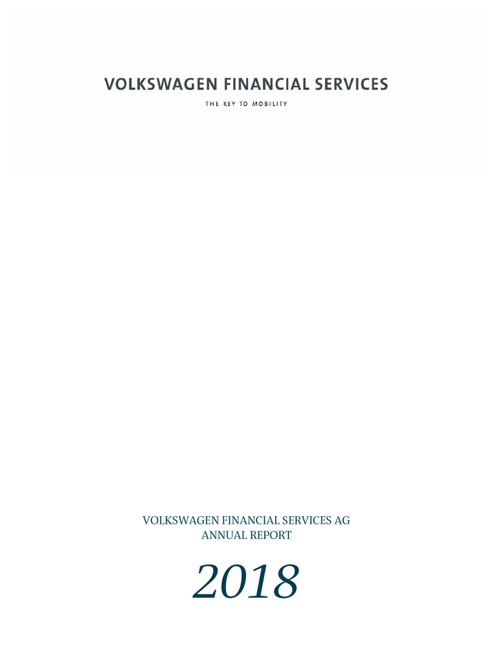Volkswagen Financial Services AG IFRS Annual Report 2018