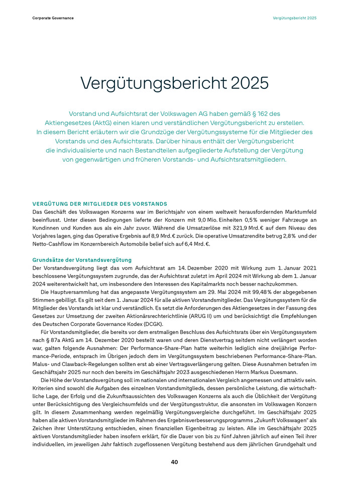 Vergütungsbericht 2025