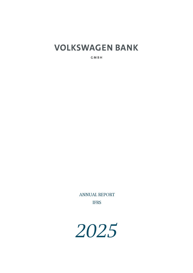Volkswagen Bank GmbH IFRS Annual Report 2025