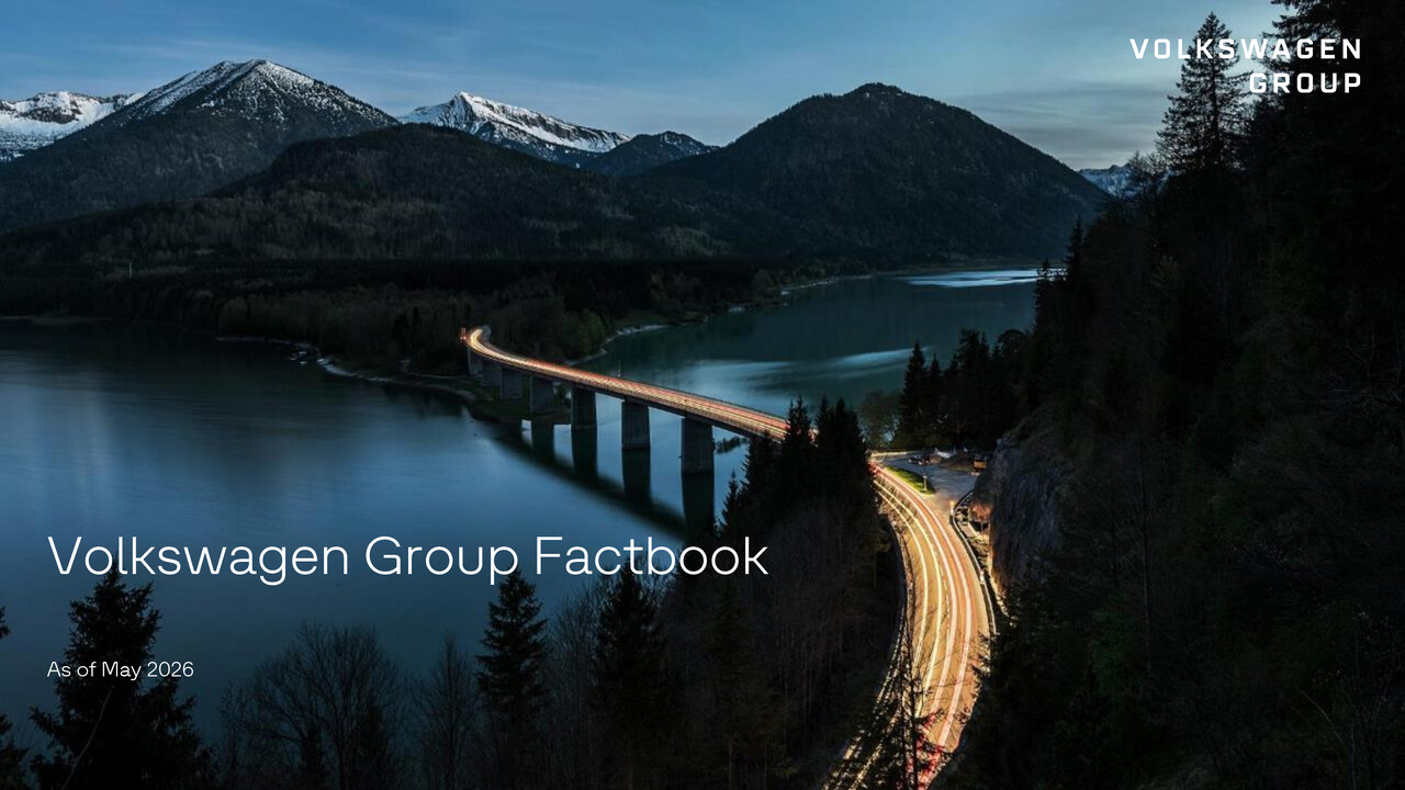 Volkswagen Group Factbook 2026