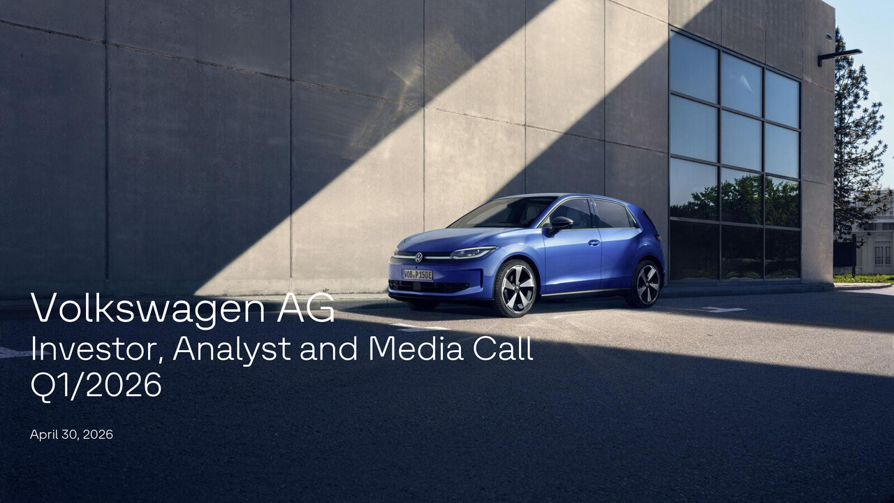 Q1 2026 Investor, Analyst and Media Call