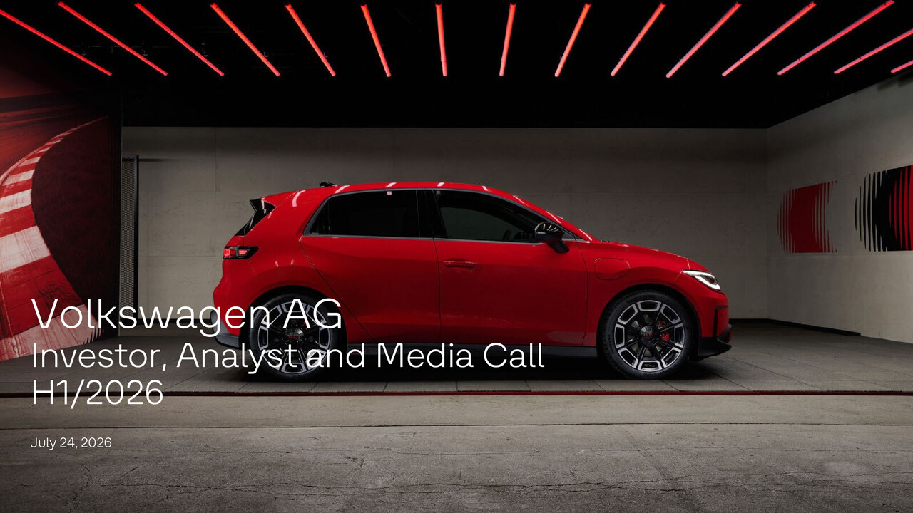 H1 2026 Investor, Analyst and Media Call