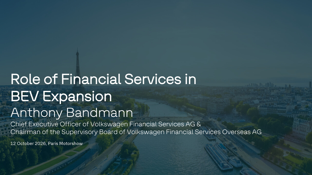 Role of Financial Services in BEV Expansion - A. Bandmann