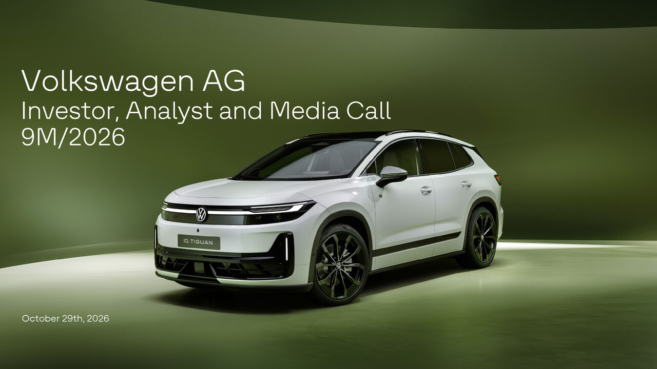 9M 2026 Investor, Analyst and Media Call
