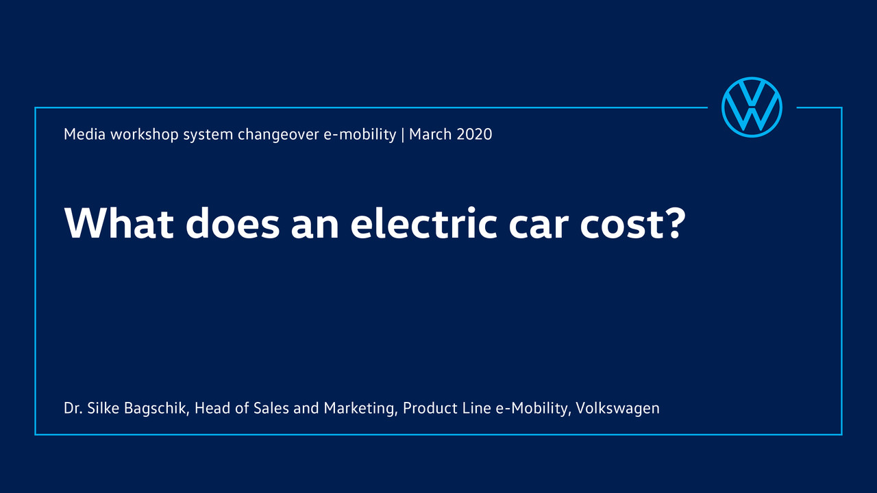 What does an electric car cost?