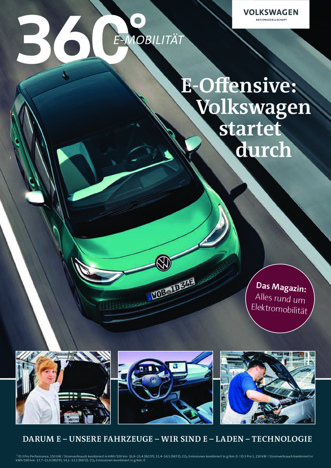 E-Offensive: Volkswagen startet durch