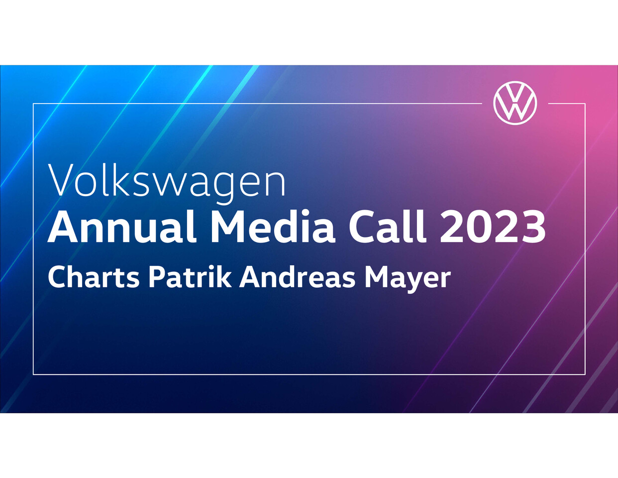 Charts CFO Patrik Andreas Mayer, Annual Media Call 2023
