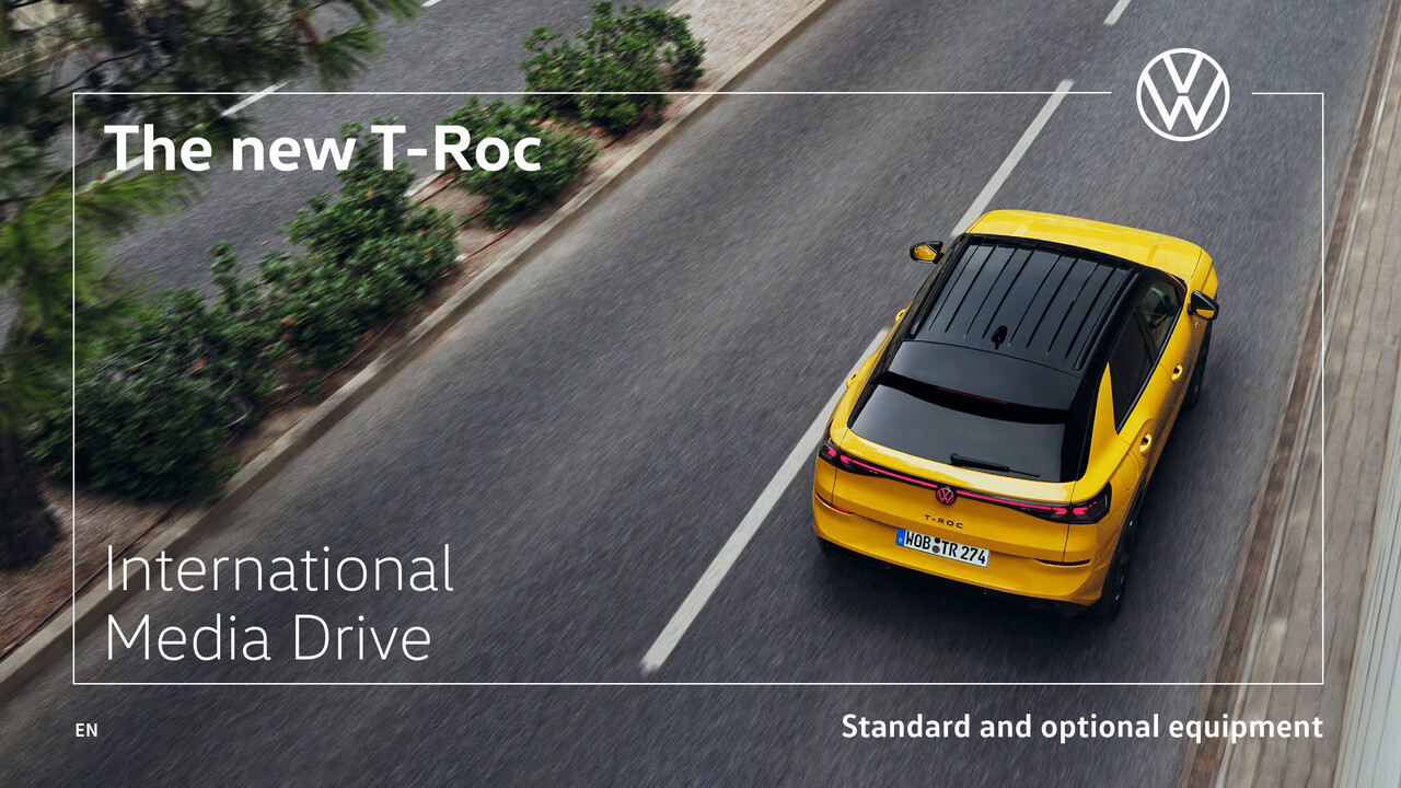 The new T-Roc - Standard and optional equipment