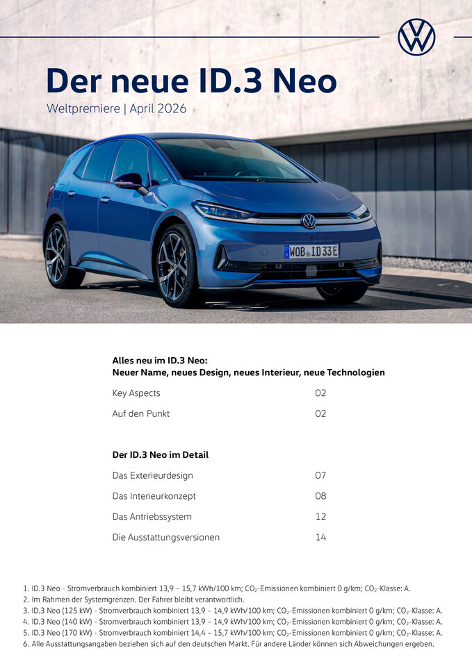 Der neue ID.3 neo