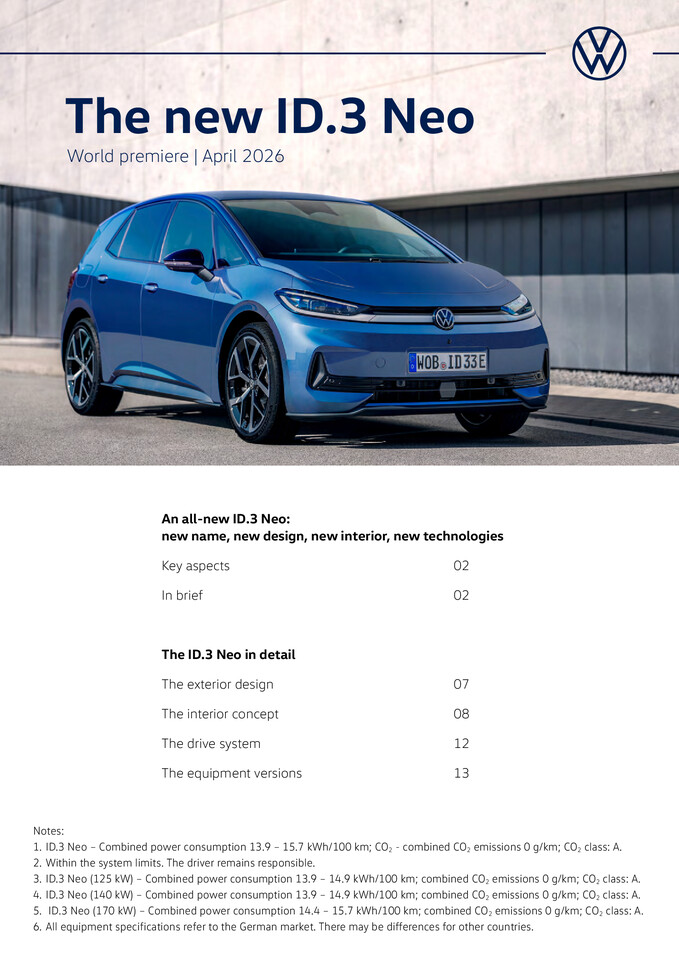 The new ID.3 Neo