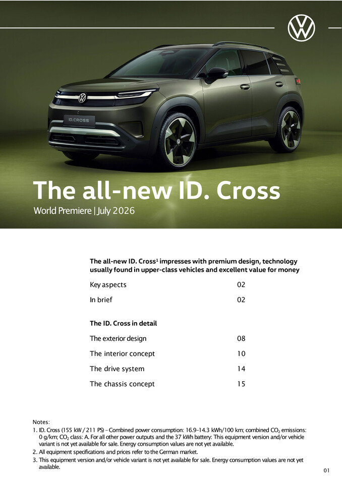 The all-new ID. Cross - World Premiere