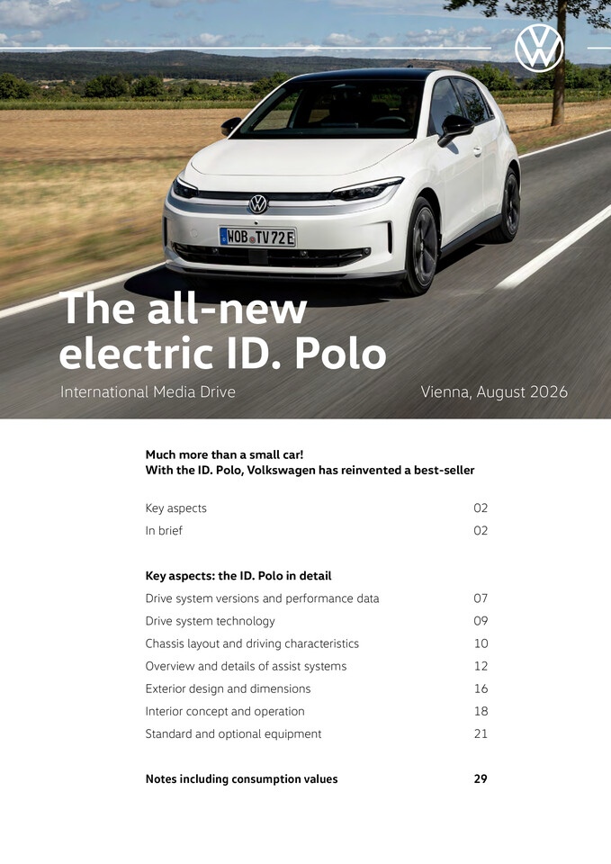 The all-new electric ID. Polo - International Media Drive