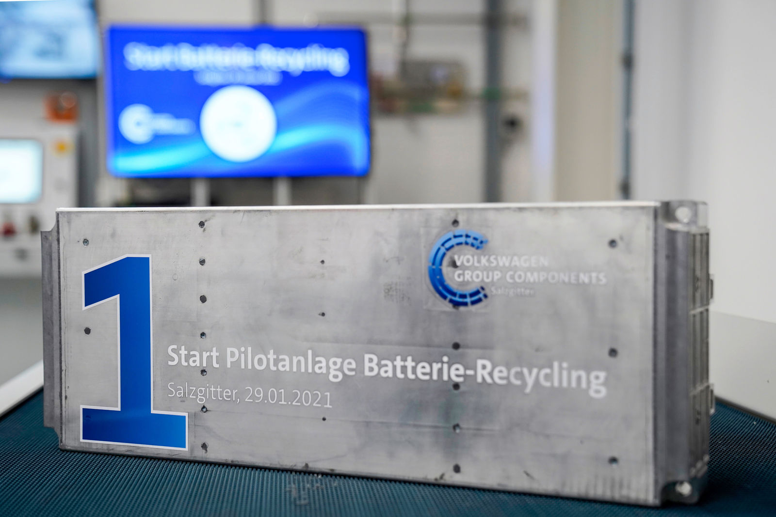 Battery recycling pilot plant