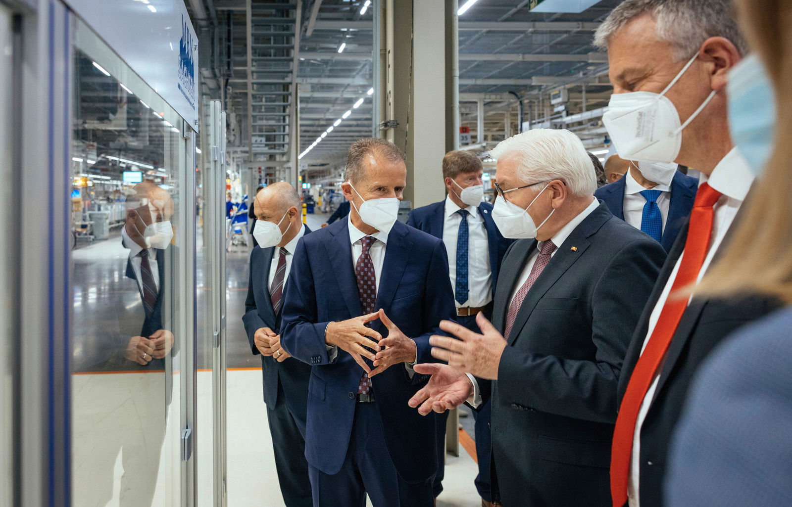 E-Auto-Werk Zwickau: Bundespräsident Steinmeier informiert sich über Transformation