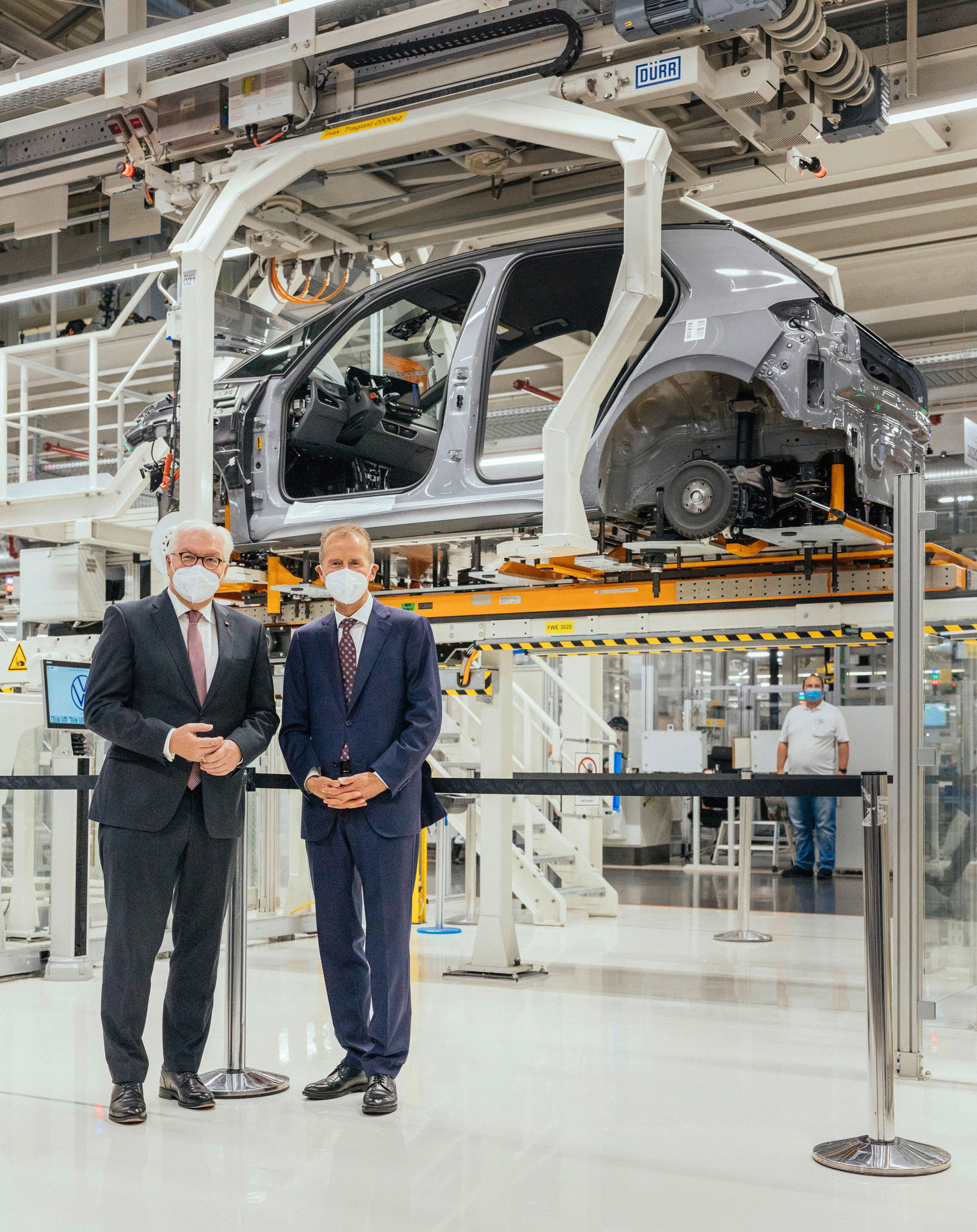 E-Auto-Werk Zwickau: Bundespräsident Steinmeier informiert sich über Transformation