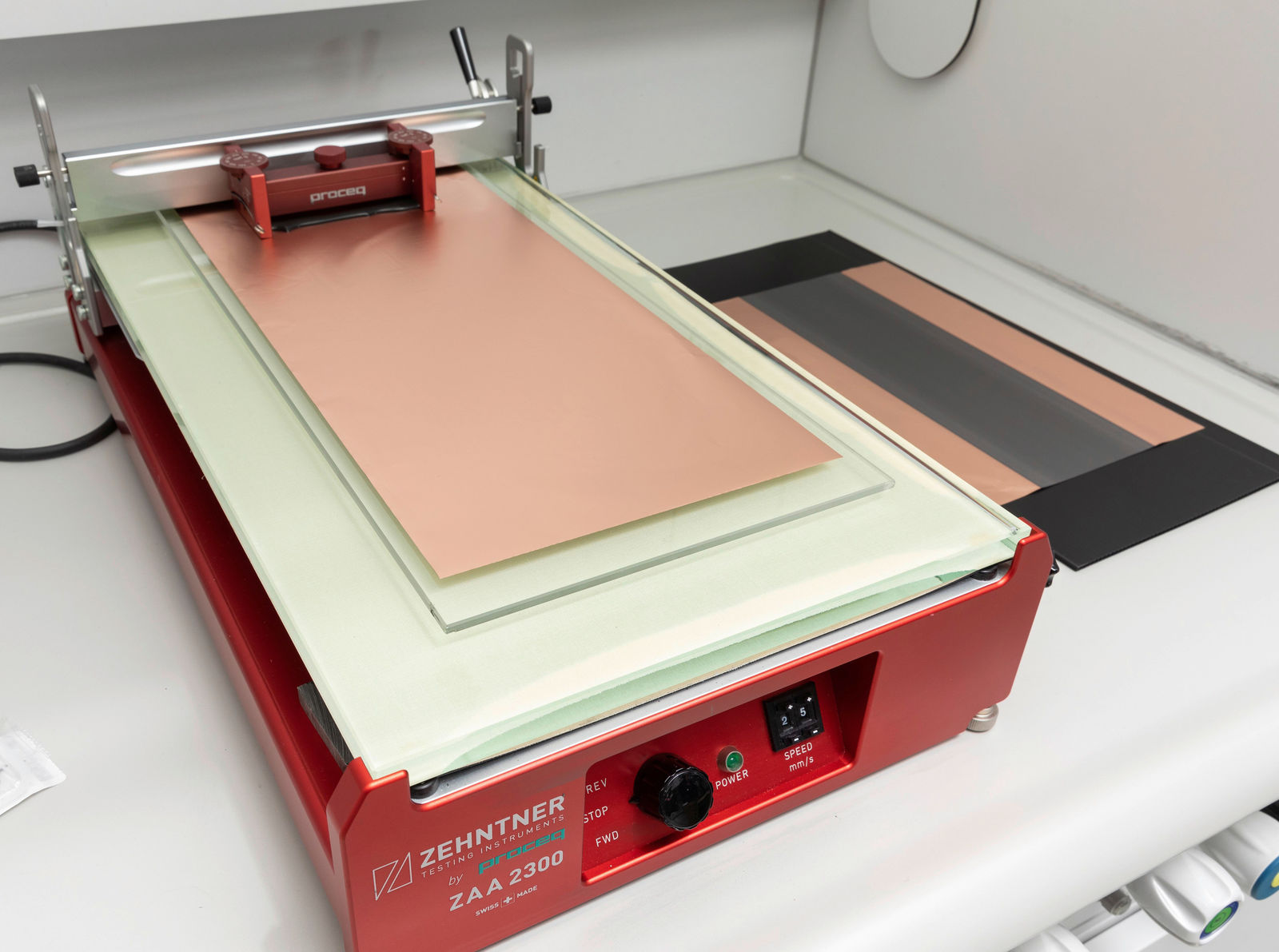 Opening of battery laboratories | Manual coating application on a laboratory scale