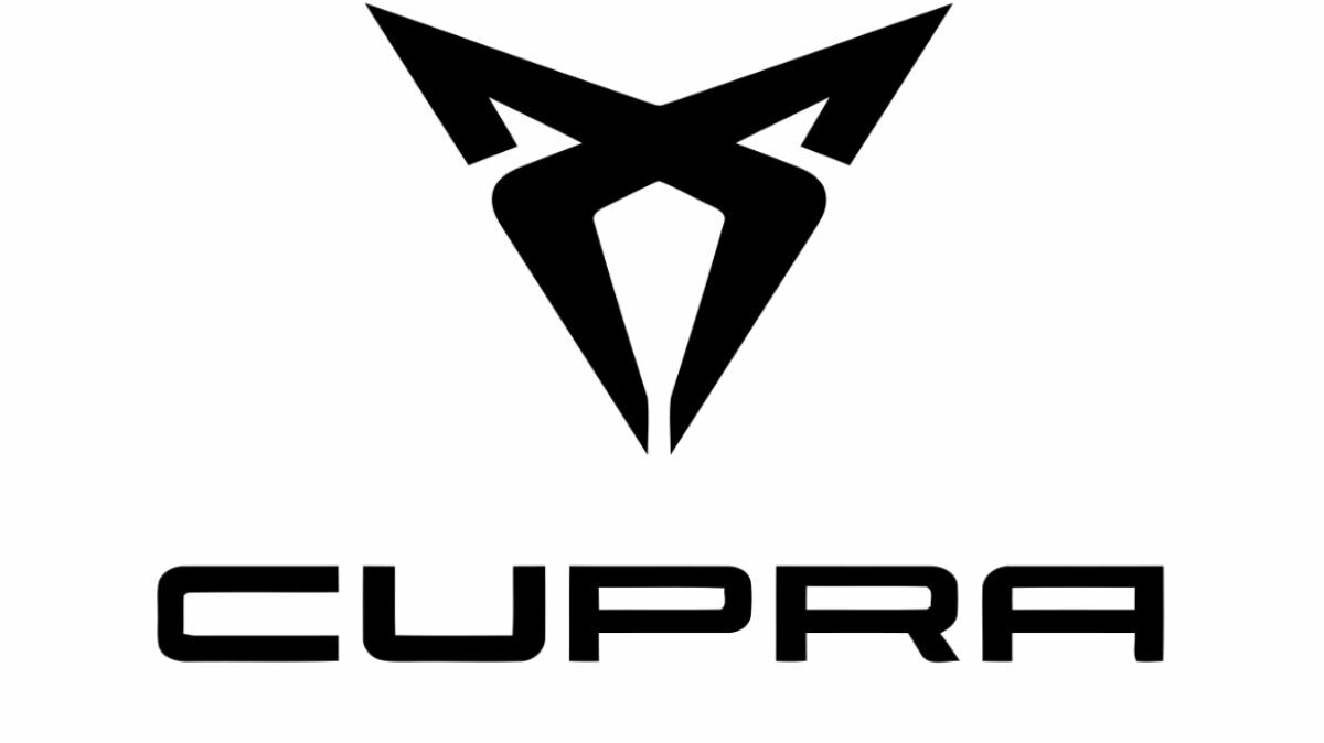 Schwarzes Cupra-Logo
