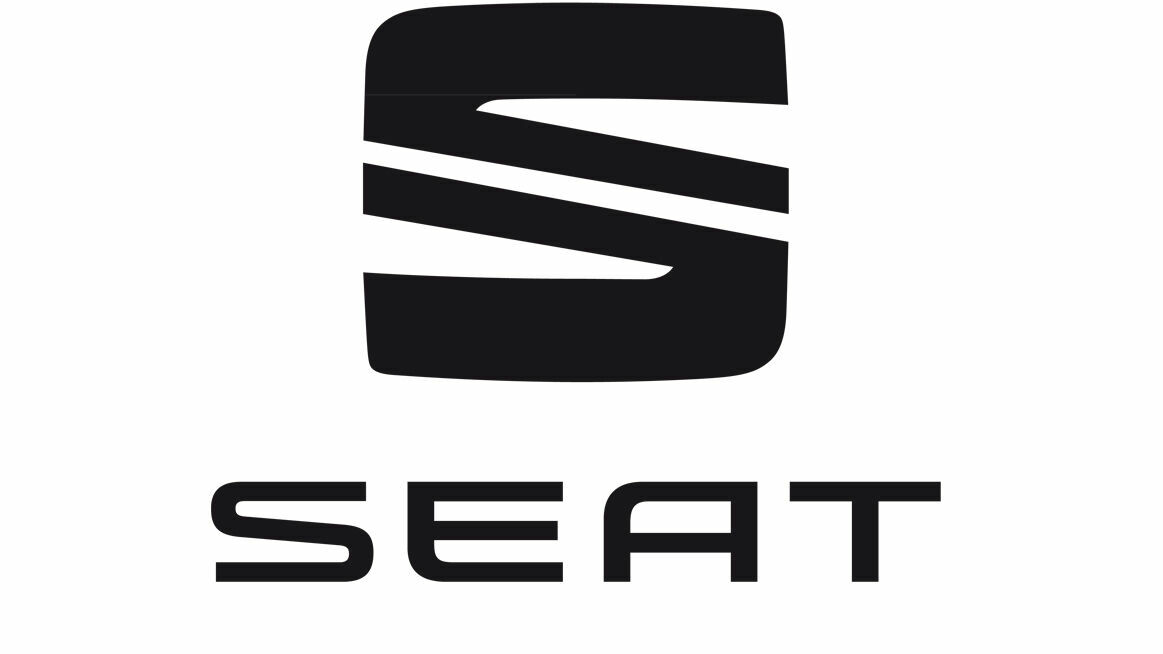 Seat Logo auf weißem Hintergrund