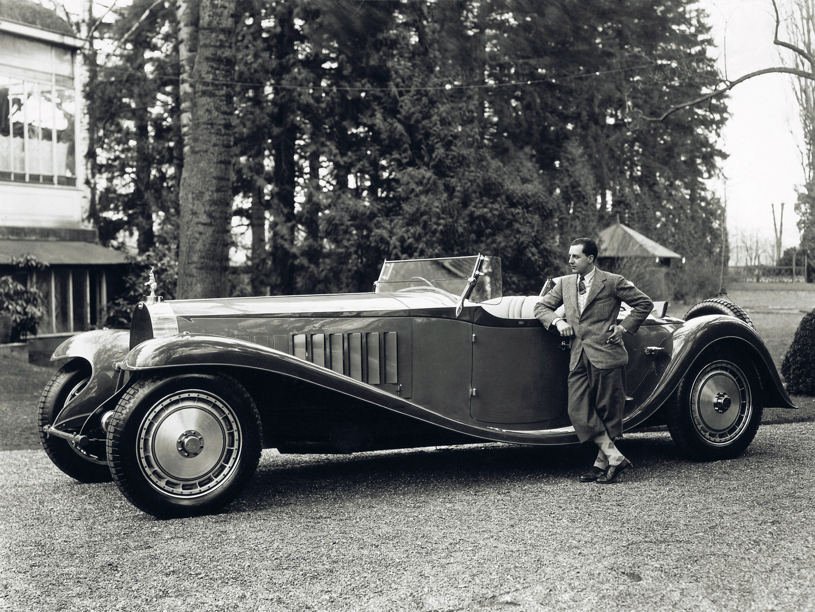 Jean Bugatti am Typ 41 Royale