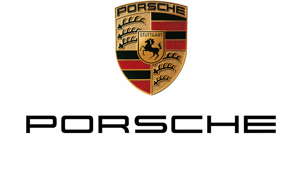 Colored Porsche Logo