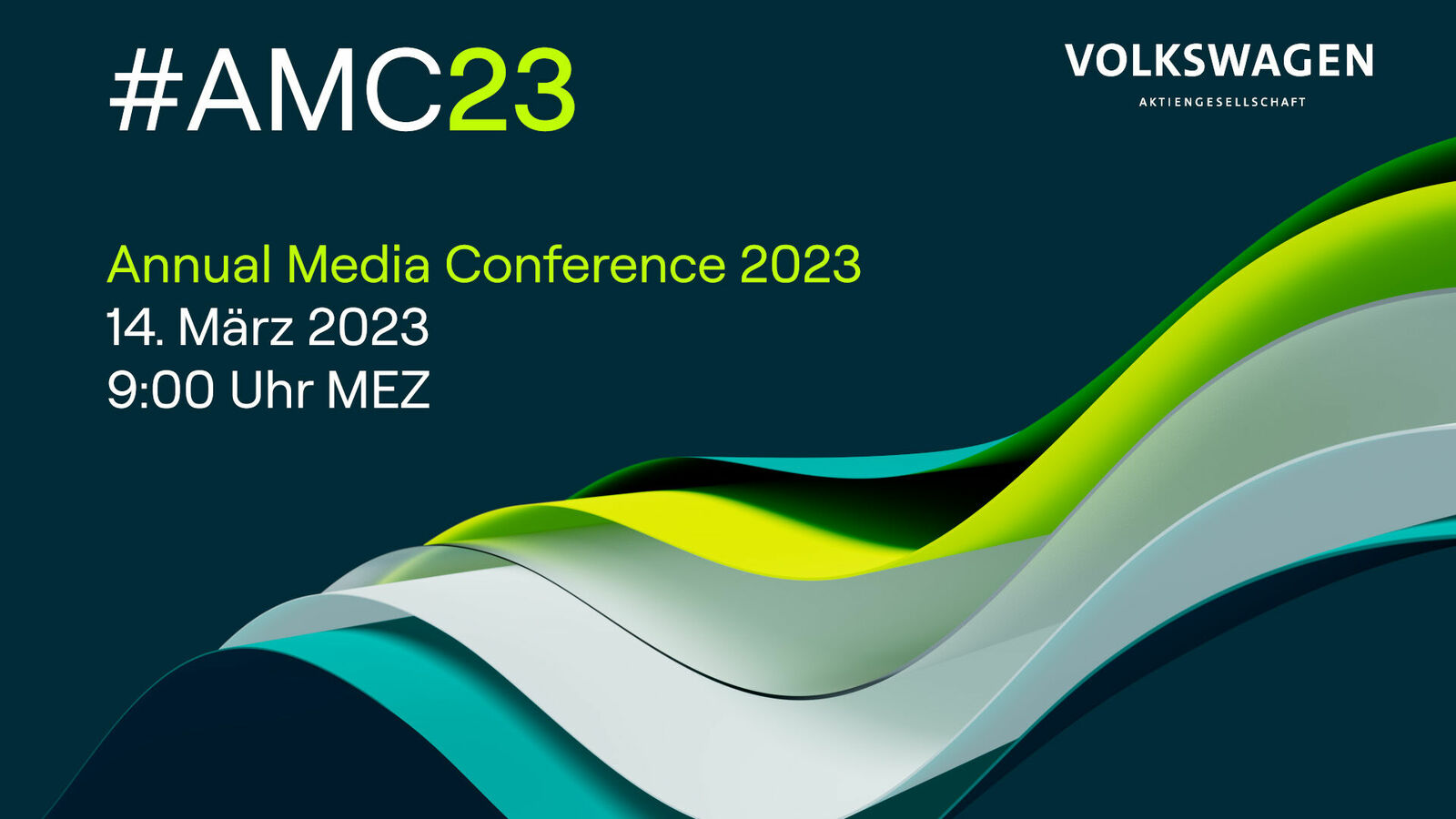 Plakat für die Jahrespressekonferenz 2023