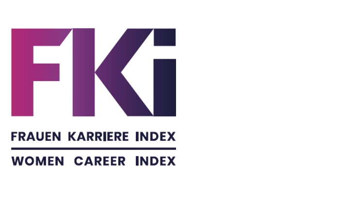 black and purple typologo of "women career index"