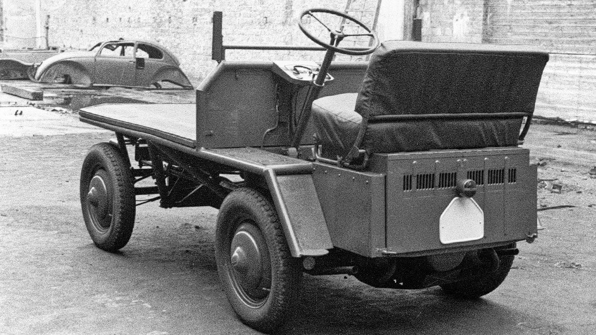 Chronik 1947: Plattenwagen