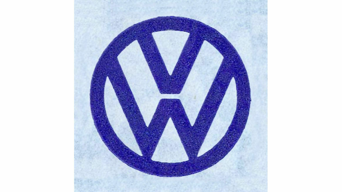 Chronik 1948: Volkswagen Markenzeichen